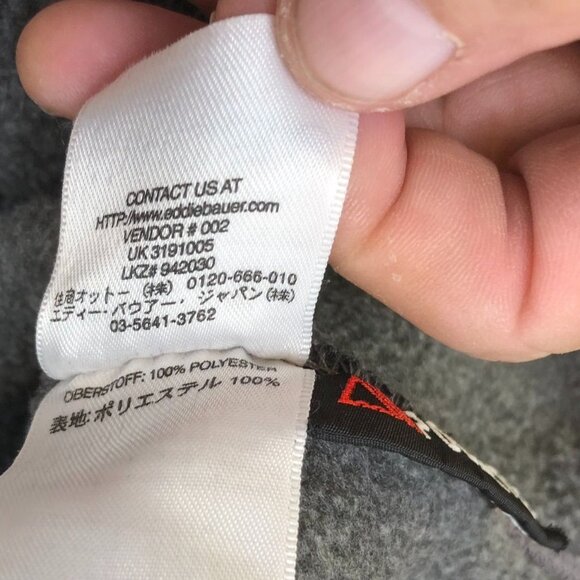 Eddie Bauer Women Vest Jacket Medium Full Zip Polartec Stand Up Collar Cozy Gray - Picture 10 of 14